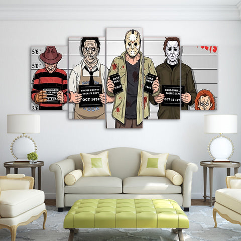 Gracioso Freddy Krueger Wall Art Canvas Print Decor - DelightedStore