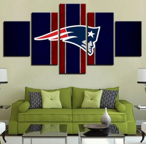 New England Patriots Team Wall Art Canvas Print Decor - DelightedStore