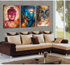 Image of Buddha Image Portrait  Wall Art Canvas Print Decor - DelightedStore