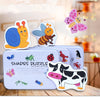 Image of Kid Toys Puzzle Cognitive Card Vehicle/Fruit/Animal Set Educational Gift - DelightedStore