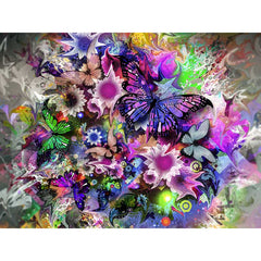 5D DIY Diamond Painting kit - Pretty butterfly colorful home decor gift - DelightedStore