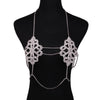 Image of Jewelry Flowers Sexy Body Necklace Chain Brassiere
