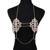 Image of Jewelry Flowers Sexy Body Necklace Chain Brassiere - DelightedStore