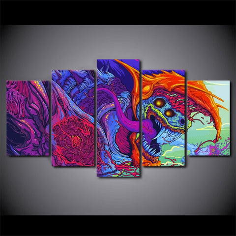 Hyper Beast Anime Wall Art Canvas Print Decor - DelightedStore