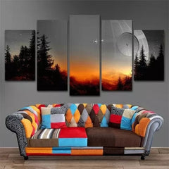 Modular Canvas Pictures Wall Art Framework 5 Pieces Star Wars Paintings HD Prints Tree Poster For Living Room Home Decor