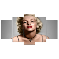 HD Printed marilyn monroe Group Painting Canvas Print room decor print poster picture canvas Free shipping/H048