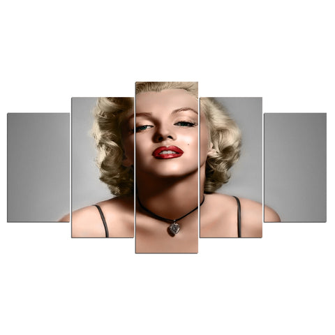 HD Printed marilyn monroe Group Painting Canvas Print room decor print poster picture canvas Free shipping/H048