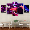 Image of Canvas Paintings Home Decor Framework 5 Pieces DJ Music Instrument Mixer And Headphones Pictures Bar Posters Night Club Wall Art