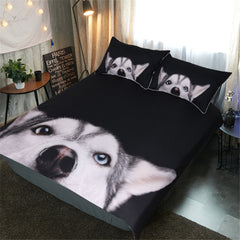 Husky Dog Duvet Cover Set - DelightedStore
