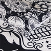 Image of Black-White Rose Skull Duvet Cover Set - DelightedStore