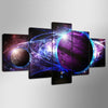 Image of Poster Wall Pictures 5 Panel Planets Landscape For Living Room Home Decor Wall Art Canvas Painting Frame Modular Pictures PENGDA