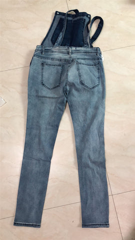 Men's Ripped Jeans Jumpsuits Hi Street Distressed Denim Bib Overalls Pants - DelightedStore