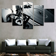 Music DJ Console Wall Art Canvas Print - DelightedStore