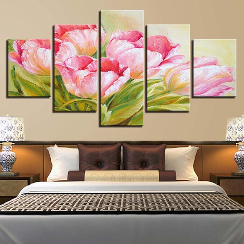 Abstract Flower Wall Art Canvas Print Decor - DelightedStore