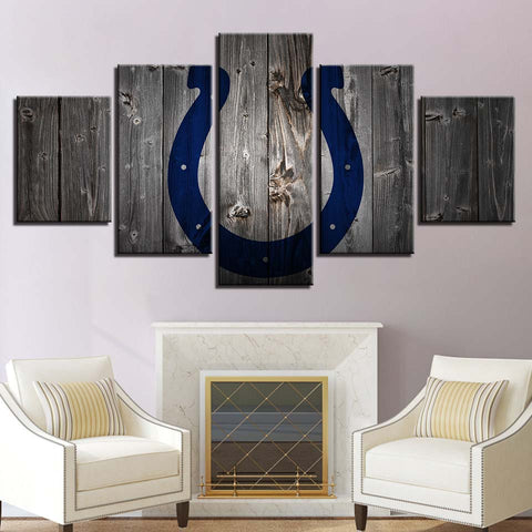 Indianapolis Colts Team Wall Art Canvas Print Decor - DelightedStore