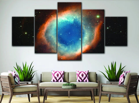 Helix Nebula Astronomy Space Wall Art Canvas Decor Printing
