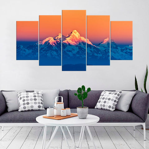 Himalayan Mountains Landscape Wall Art Canvas Decor Printing