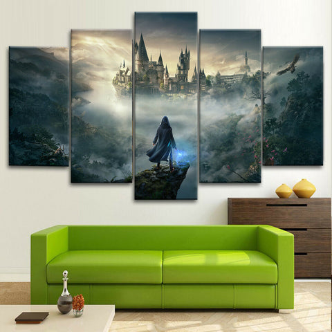 Hogwarts Wizard Fantasy World Wall Art Canvas Decor Printing