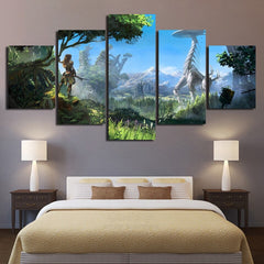 Horizon Zero Dawn Gamer Wall Art Canvas Decor Printing