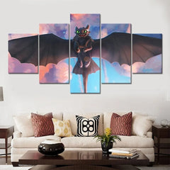 How to Train Your Dragon Movie Wall Art Canvas Decor Printing