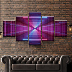 Infinity Mirror Wall Canvas Wall Art  Decor Printing