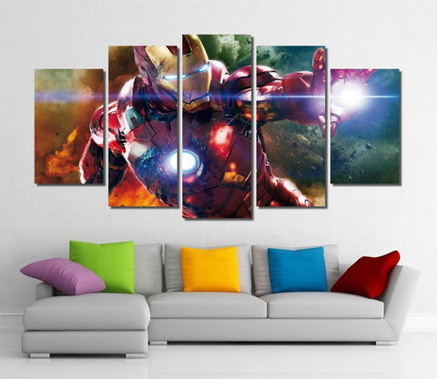 Iron Man Avengers Super Hero Wall Art Canvas Decor Printing
