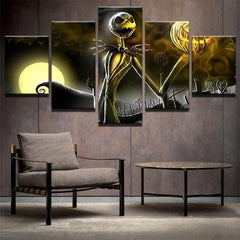 Jack Skellington Hallowmas Wall Art Canvas Decor Printing