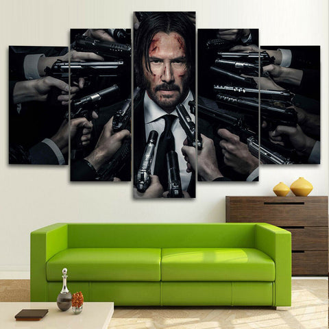 John Wick Chapter Movie Wall Art Canvas Decor Printing