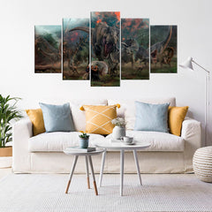 Jurassic World Fallen Kingdom Dinosaur Wall Art Canvas Decor Printing