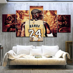 Kobe Bryant Collage Wall Art Canvas Decor Printing