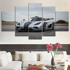 Koenigsegg CCXR Super Car Wall Art Canvas Decor Printing