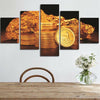 Image of Krugerrand Gold Coins Treasure Wall Art Canvas Decor Printing