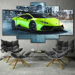 Lamborghini Huracan Super Car Wall Art Canvas Decor Printing