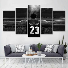 LeBron James Cleveland Wall Art Canvas Decor Printing