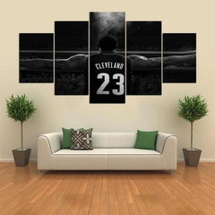 Lebron James Cleveland Cavaliers Wall Art Canvas Decor Printing