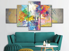 Light Bulb Abstract Creative Thinking Wall Art Canvas Decor Printing