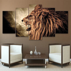 Lion Animal Wall Art Canvas Decor Printing