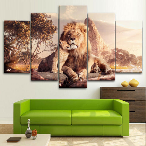 Lion King Simba Movie Wall Art Canvas Decor Printing