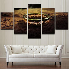 Lord Of The Rings The One Ring Wall Art Canvas Decor Printing