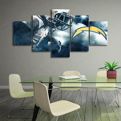 Los Angeles Chargers Wall Art Canvas Decor Printing