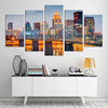 Image of Louisville Kentucky City View Wall Art Canvas Decor Printing