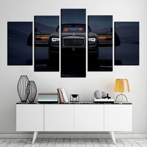 Luxury Car - Wraith Luminary Wall Art Canvas Decor Printing