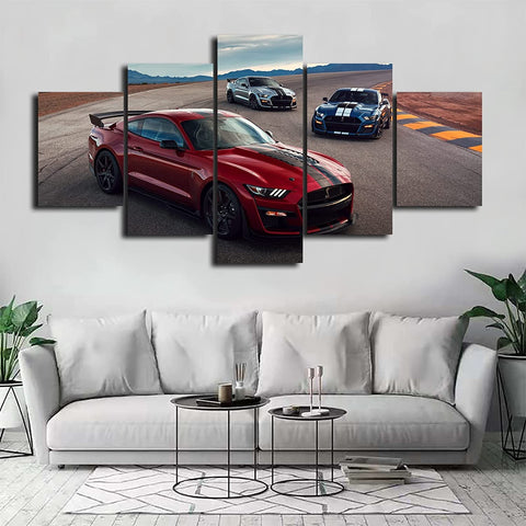 Luxury Ford Sports Car Wall Art Canvas Decor Printing