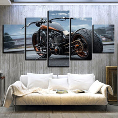 Luxury Retro Motorcycle Wall Art Canvas Decor Printing