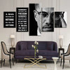 Image of Malcolm X Inspirational Quotes Wall Art Canvas Decor Printing