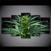 Image of Marijuana Cannabis 420 Ganja Weed Plant Wall Art Canvas Decor Printing