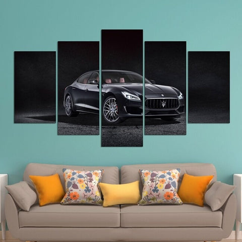 Maserati Quattroporte GTS Wall Art Canvas Decor Printing