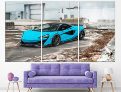 McLaren Poster Super Car Wall Art Canvas Print Decor