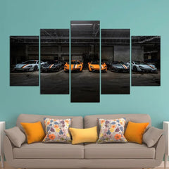 Mclaren Collection Sports Car Wall Art Canvas Decor Printing