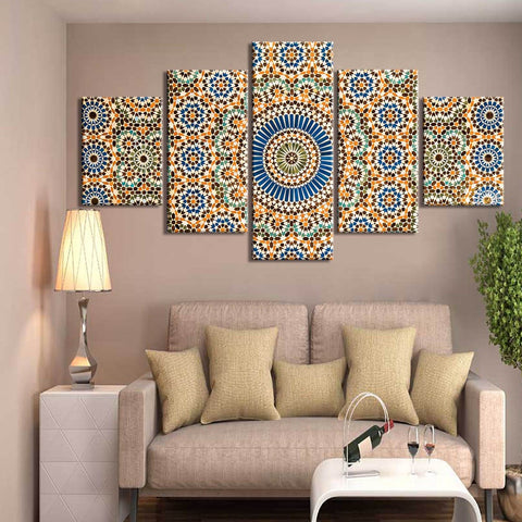 Moroccan Culture Islamic Wall Art Canvas Decor Printing